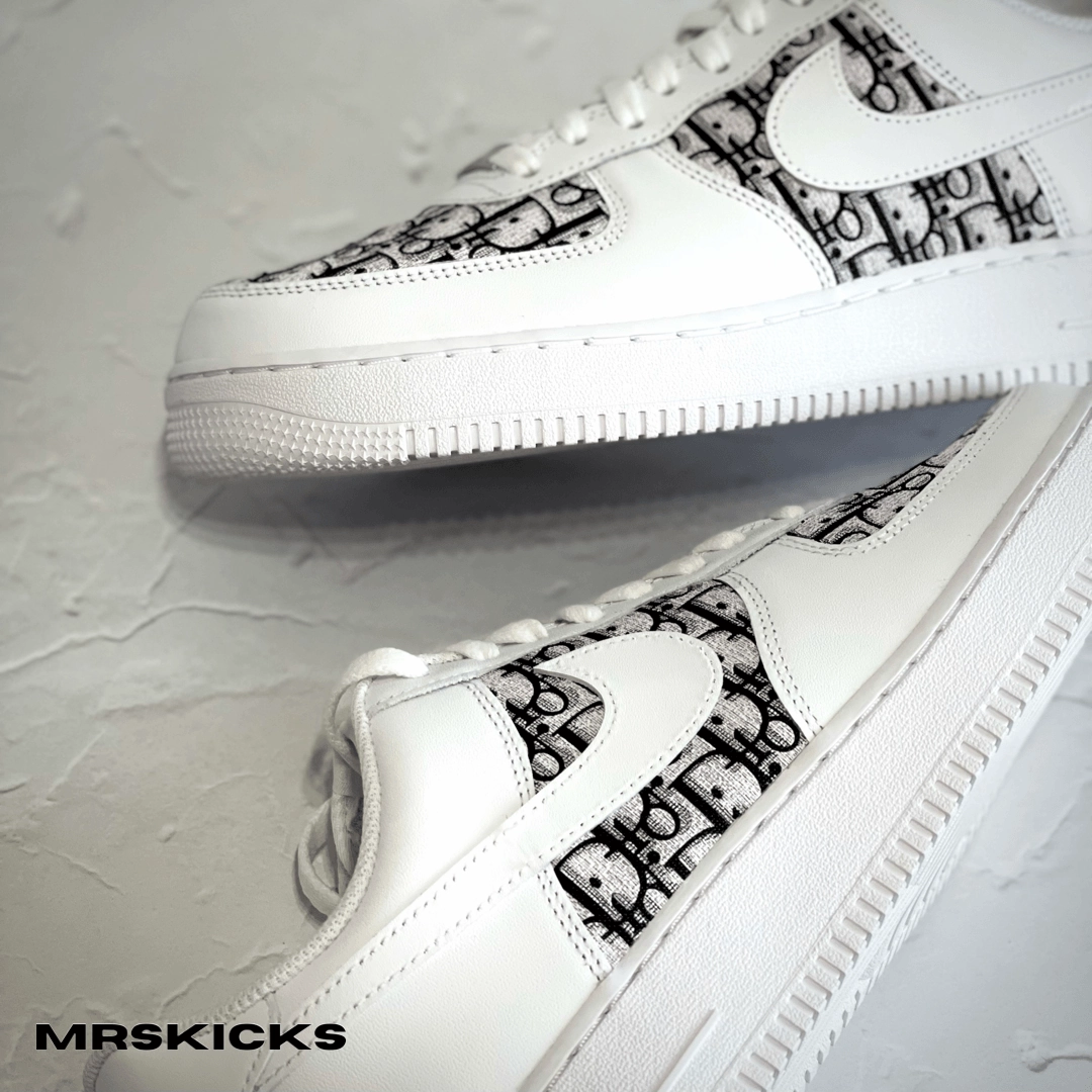 Custom White CD Airforce 1 Campus Cool Smart Look