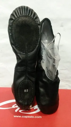 Comfortable Design Lissette -- Women's Leather Split Sole Ballet -- Black