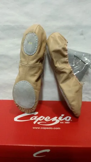 Lissette -- Women's Leather Split Sole Ballet -- Pink Toe Protection