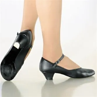1.25" Meredith -- Mary Jane Ballroom Shoe -- Black Foot Support