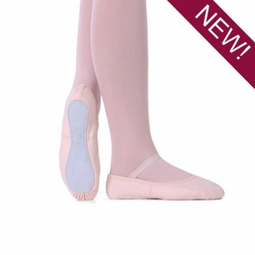 Wide fit Hayden -- Stretch Canvas Full Sole Ballet -- Light Pink