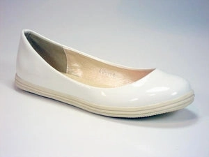 Ocean Deck Fashion Mood Lupe -- Women's Flat Shoe -- White Patent