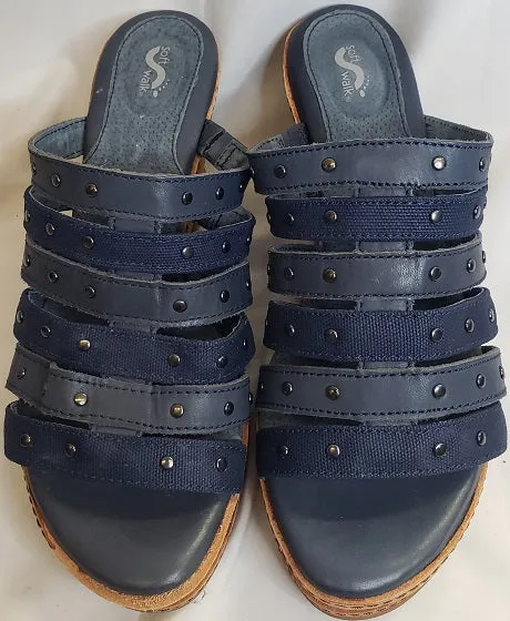 3.5" San Fran -- Women's Cork Wedge Mule Open Finish