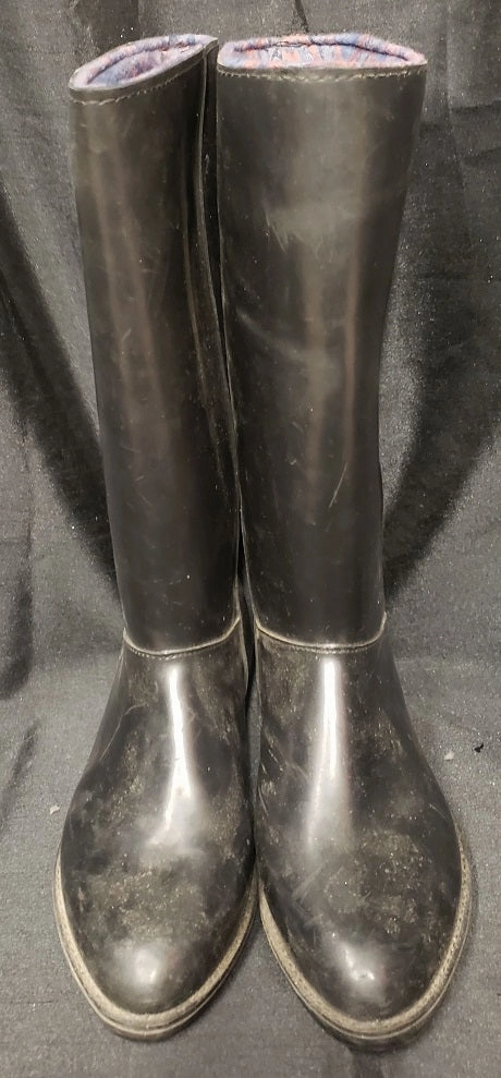 Maisie -- Women's Waterproof Boot -- Black Style Shade Shine Hold