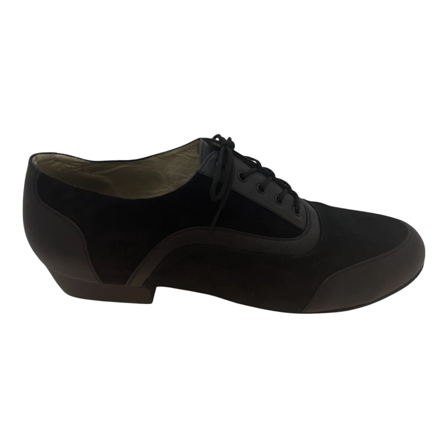 Matias -- Men's Tango Shoe -- Black Airy Design Calm Step
