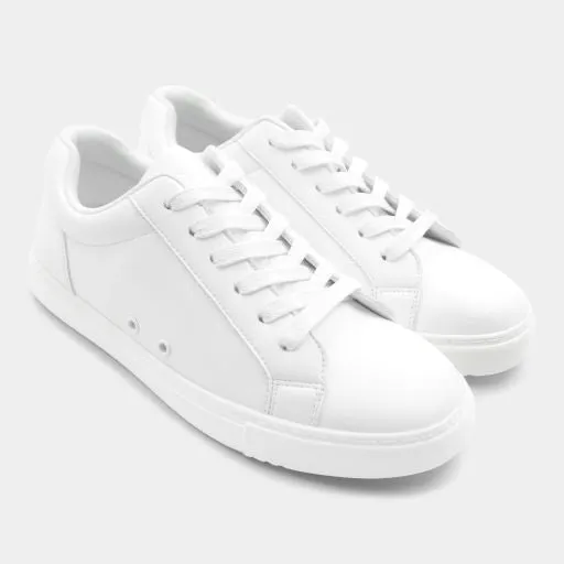 Mercedes -- Unisex Dance Sneaker -- All White Arch support