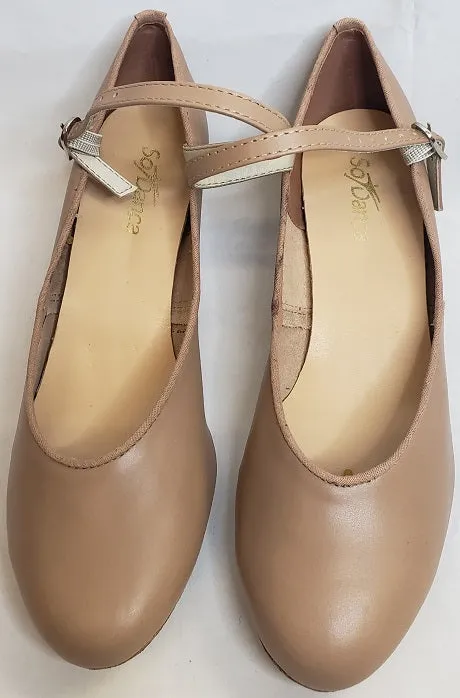1.25" Meredith -- Mary Jane Ballroom Shoe -- Caramel Peak Step