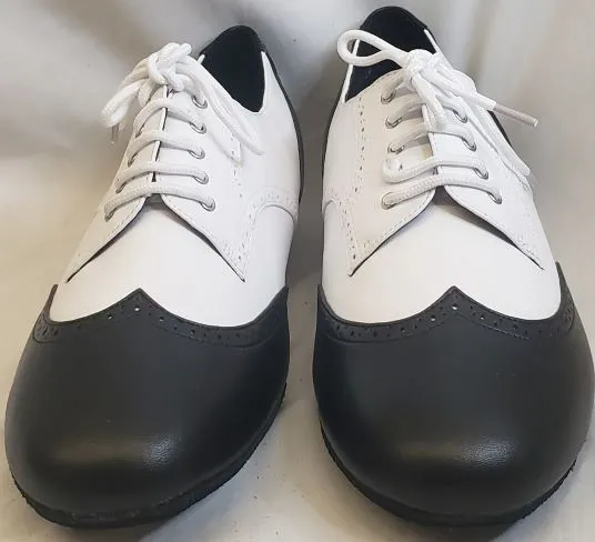 Agile Fit Roberto II ?C Men's Standard Ballroom Oxford -- Black/White