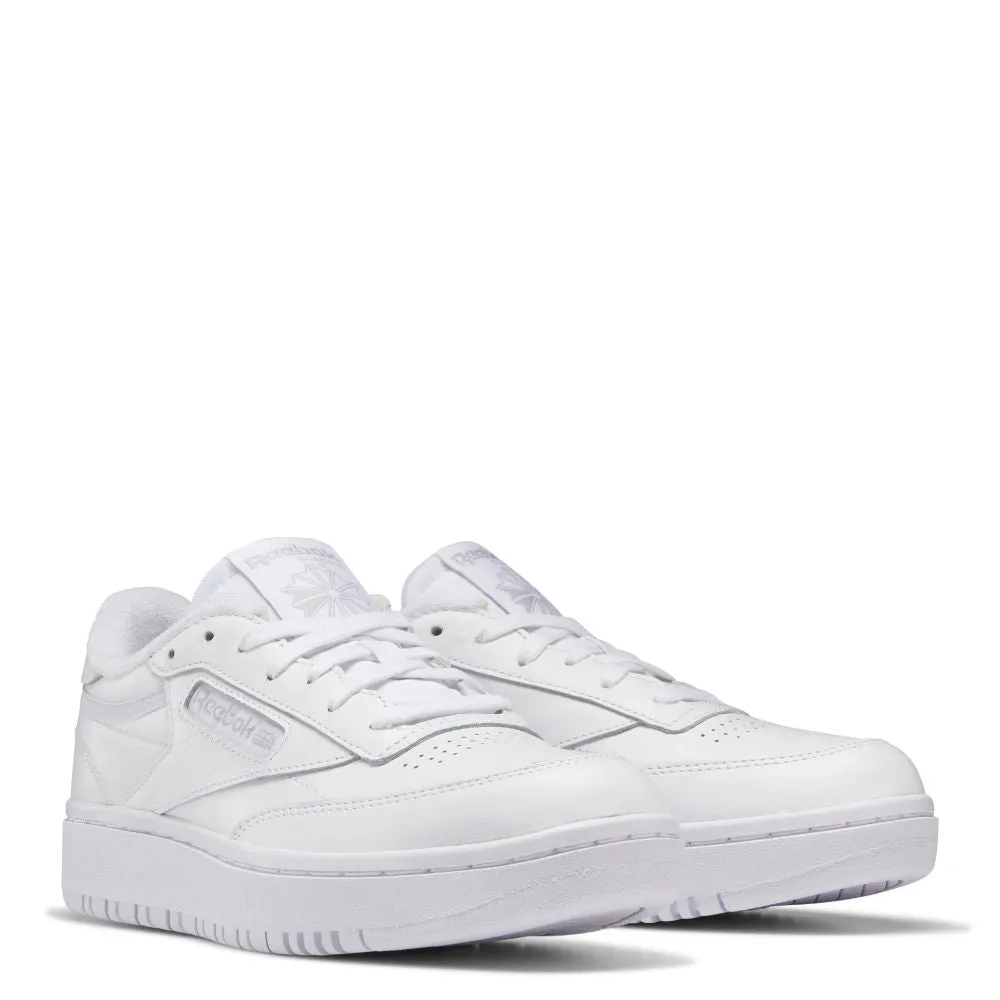 Reebok Women's Club C Double in Ftwr White/Ftwr White/Cold Grey 2 Daily Essential Dinner Look