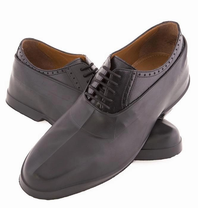 Micah -- Men's Lo Cut Dress Rubber -- Black Slip-Resistant Sole