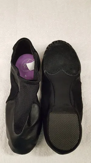 Pool Ready Vintage Love Motion -- Sueded Split Sole Jazz Shoe -- Black