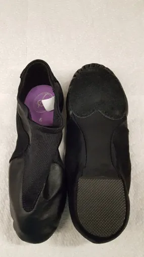 orthopedic Dust Free Motion -- Sueded Split Sole Jazz Shoe -- Black