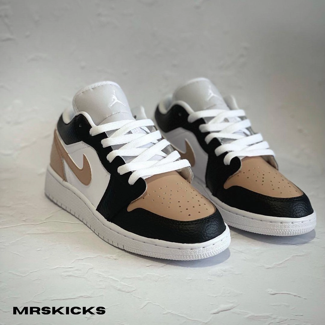 Custom Oak Jordan 1 Low Supportive Ankle wrap