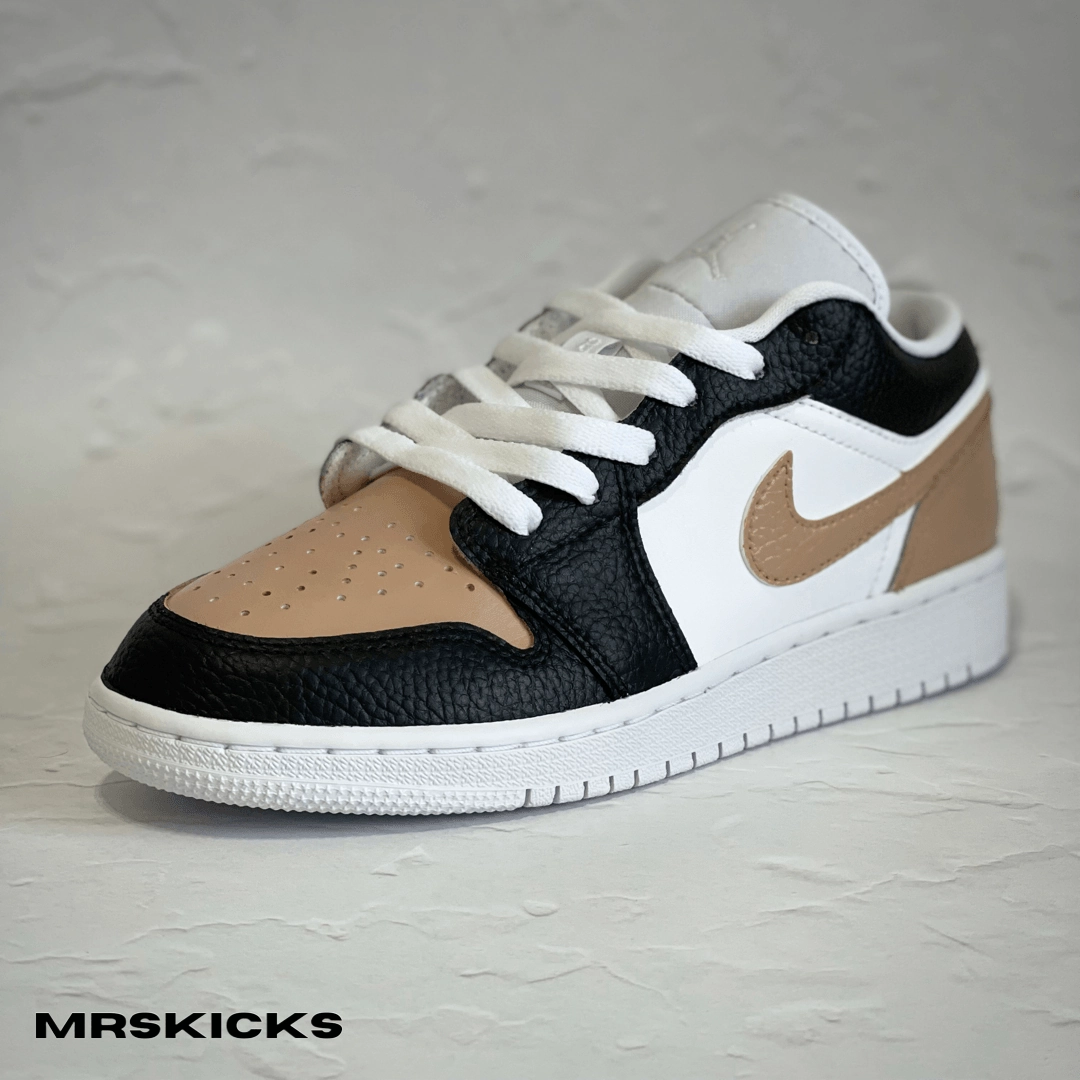 River Cross Custom Oak Jordan 1 Low