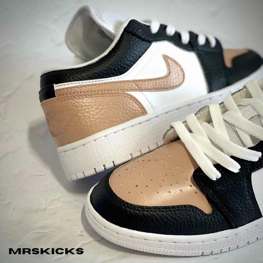 Custom Oak Jordan 1 Low Tropic Mode Game Ready