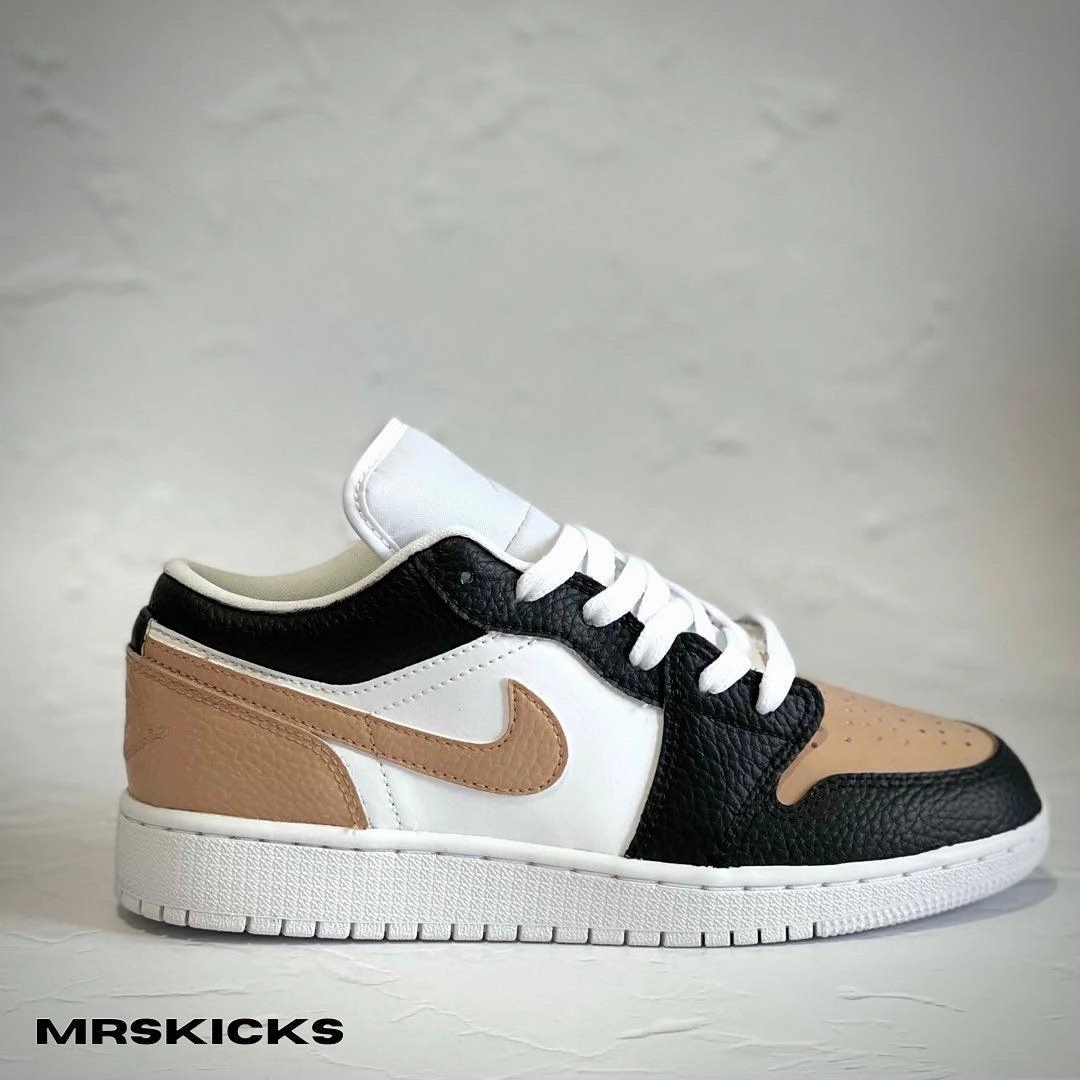 Energy Walk Color Mix Custom Oak Jordan 1 Low