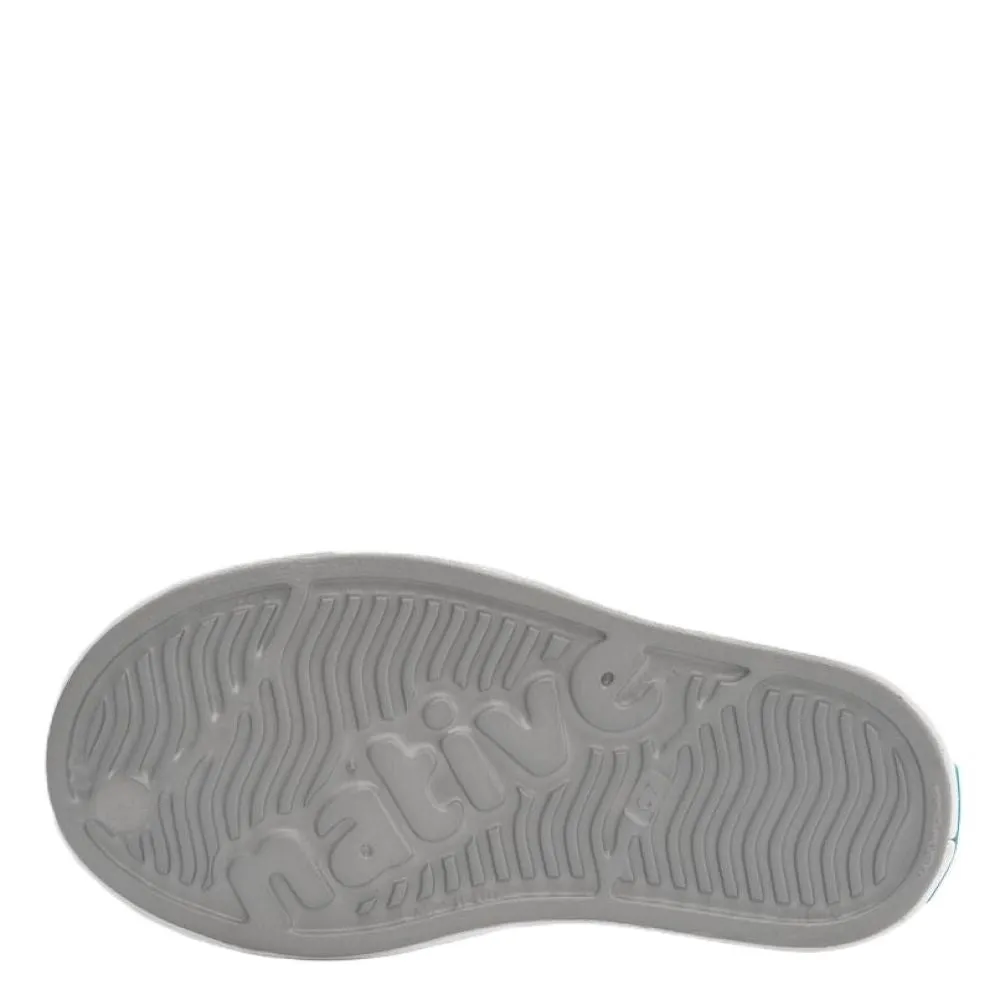 Native Kids Jefferson in Pigeon Grey/ Shell White Cushioned heel