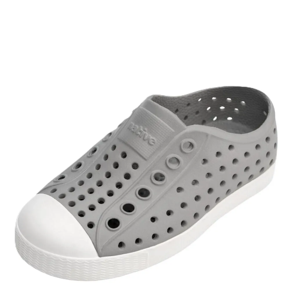 Morning Walk Comfort Padding Native Kids Jefferson in Pigeon Grey/ Shell White