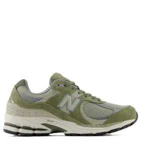 New Balance 2002R in Dark Olivine with Olivine and Slate Grey Fresh Fit Iconic Piece Hyperflex Outsole