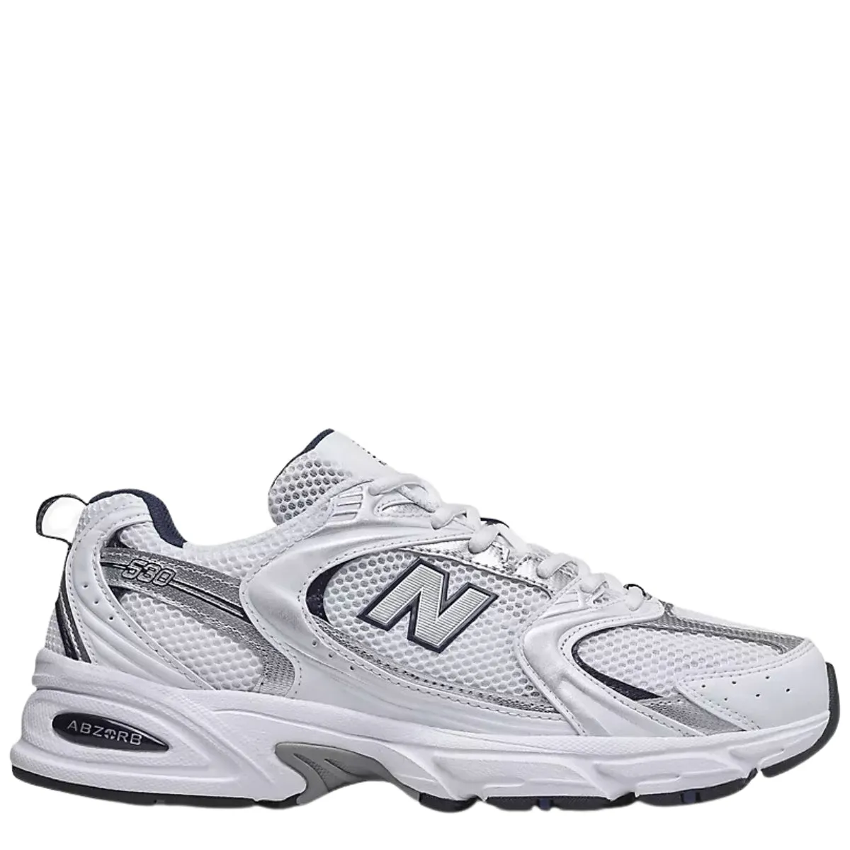 Rough Walk New Balance 530 in White with Natural Indigo Thermal Insulation