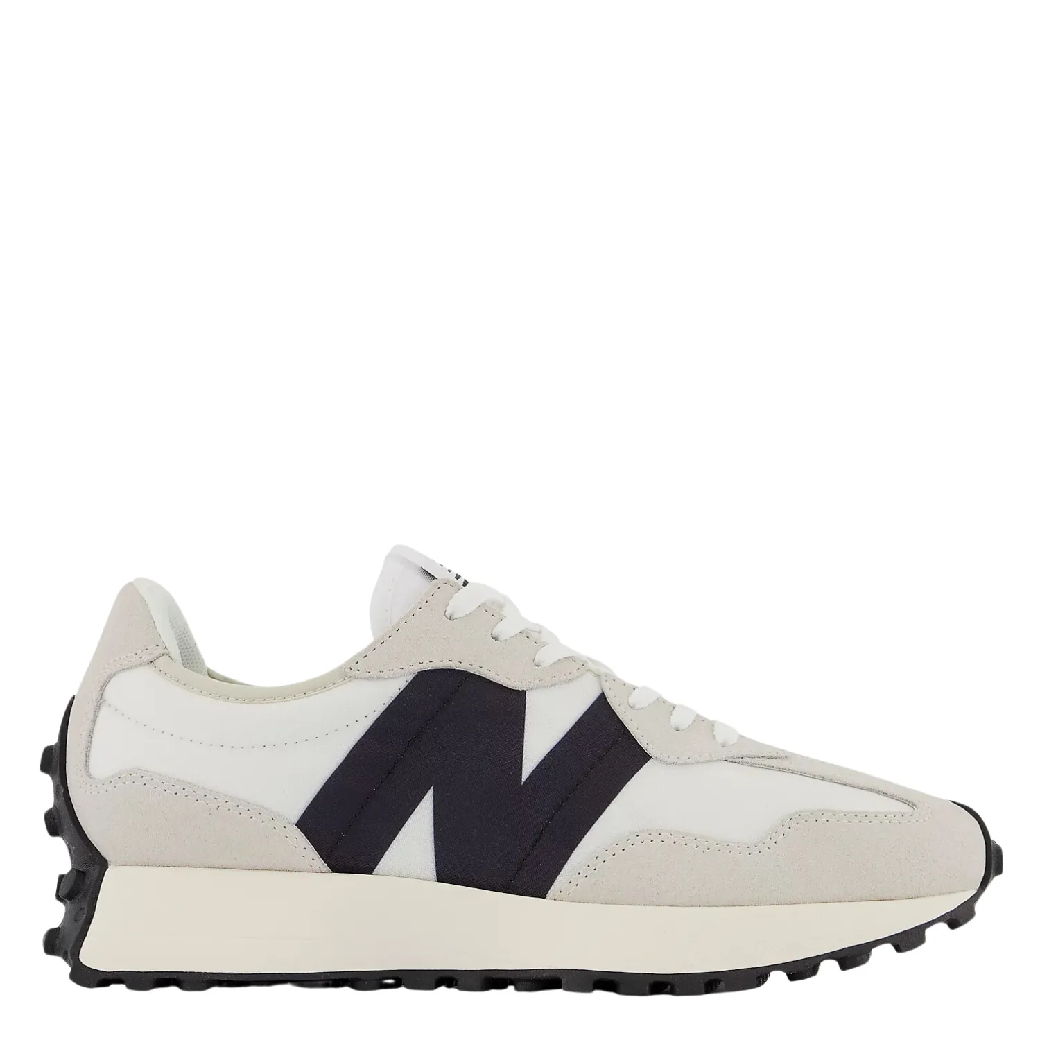 Casual Gathering Wide fit New Balance Women's 327 in Sea Salt with White and Black