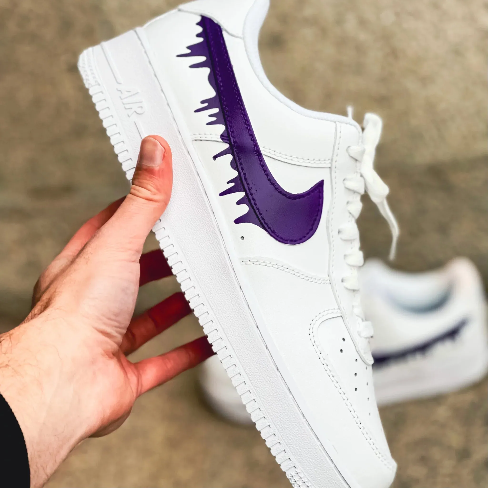 Nike Air Force 1 ??Drippy" Happy Move Pair Quick