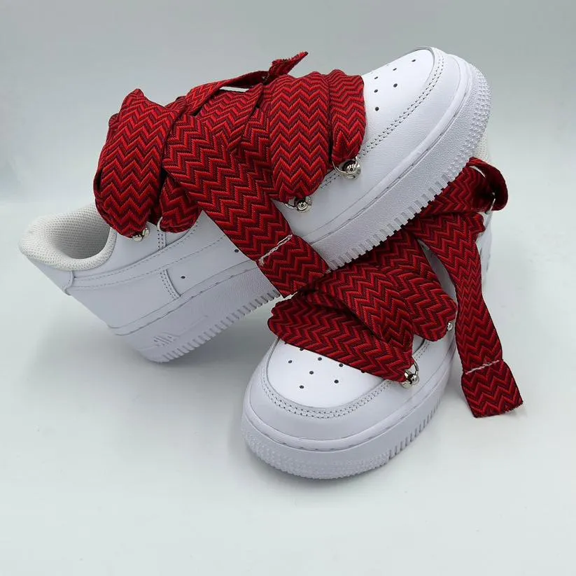 Nike Air Force 1 ??Lanvin Style Red?? Stable Step Slip On Style