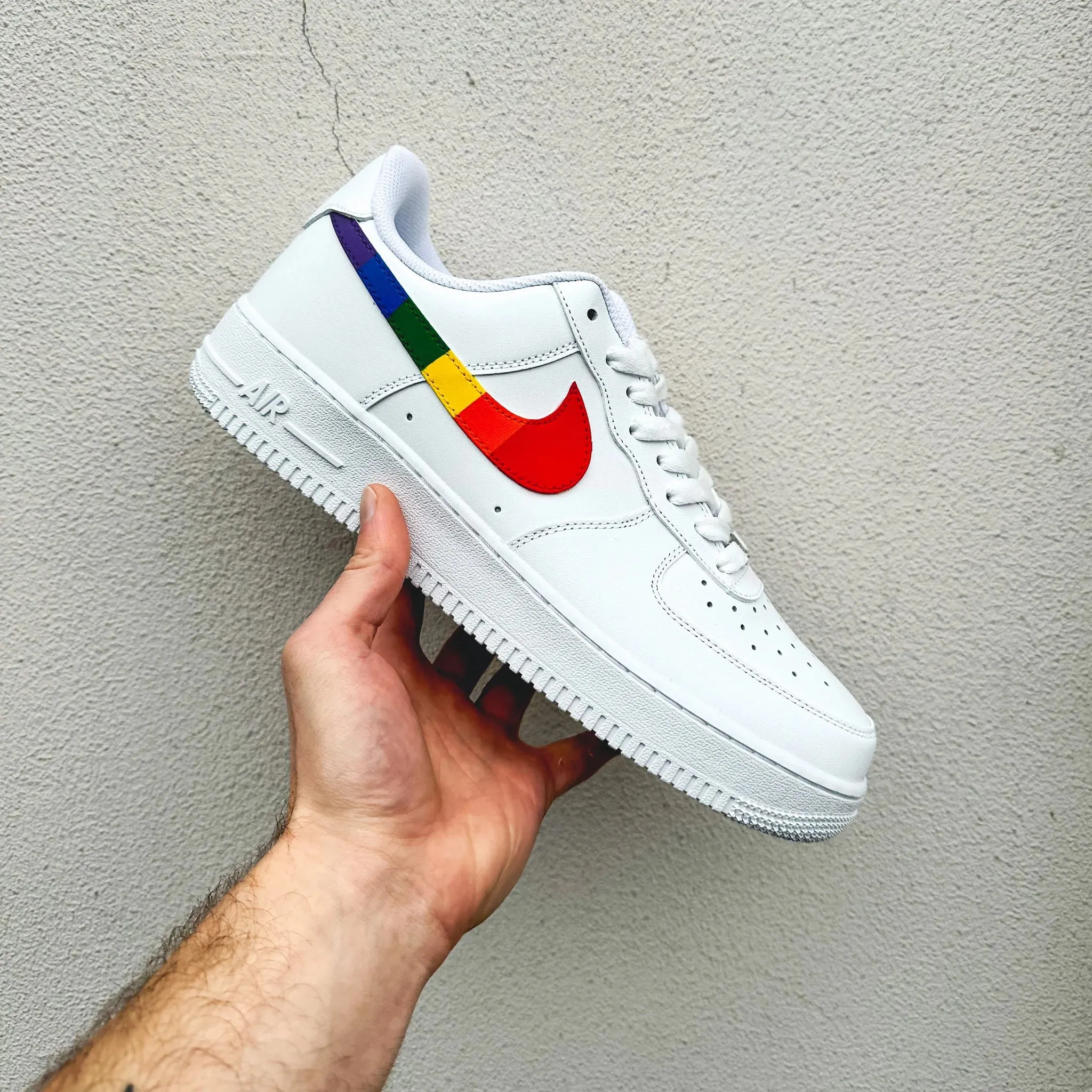 Nike Air Force 1 ??Pride/Rainbow custom" Energy Rise