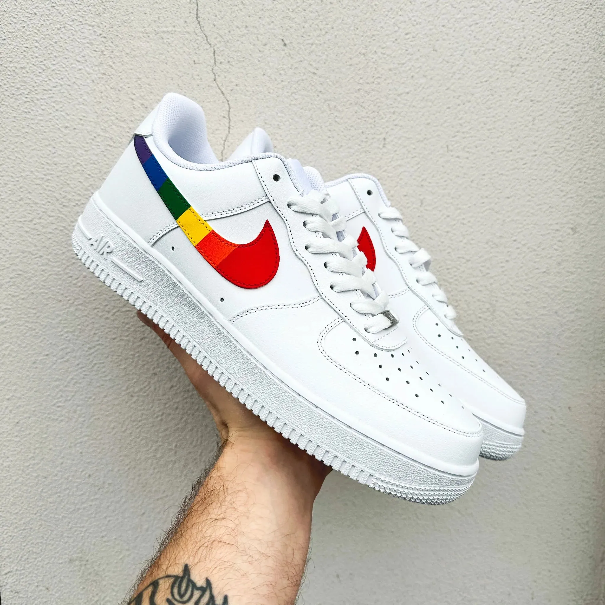 Flexibility Mesh Cool Nike Air Force 1 ??Pride/Rainbow custom"