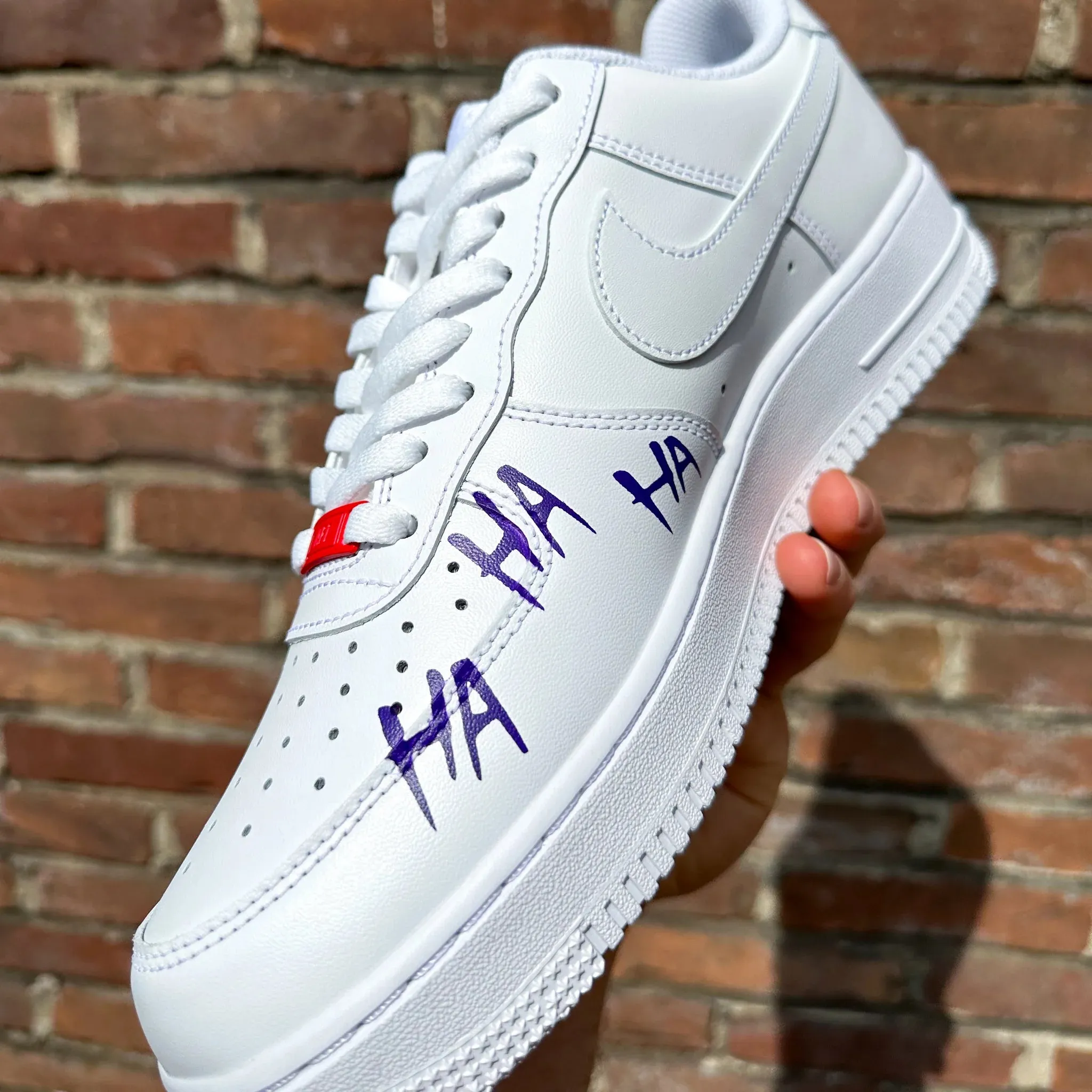Body Align Kids Play Nike Air Force 1 "Batman The Joker Vibes"