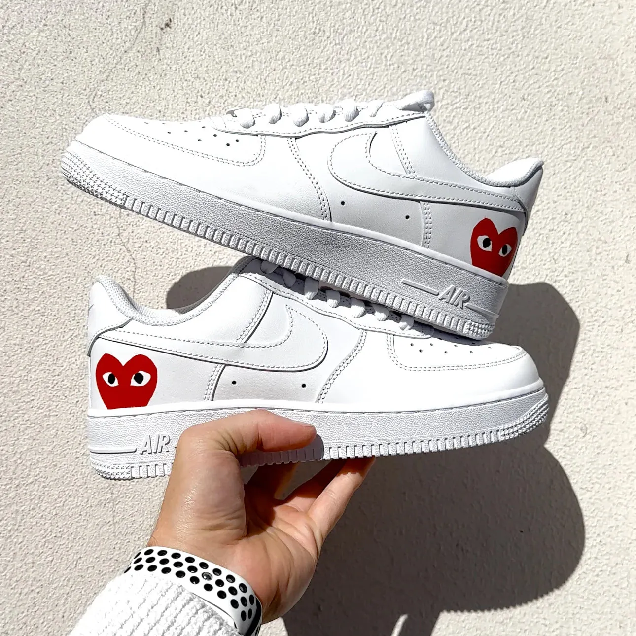 Swift Path Dark Edge Nike Air Force 1 "CDG Painted"