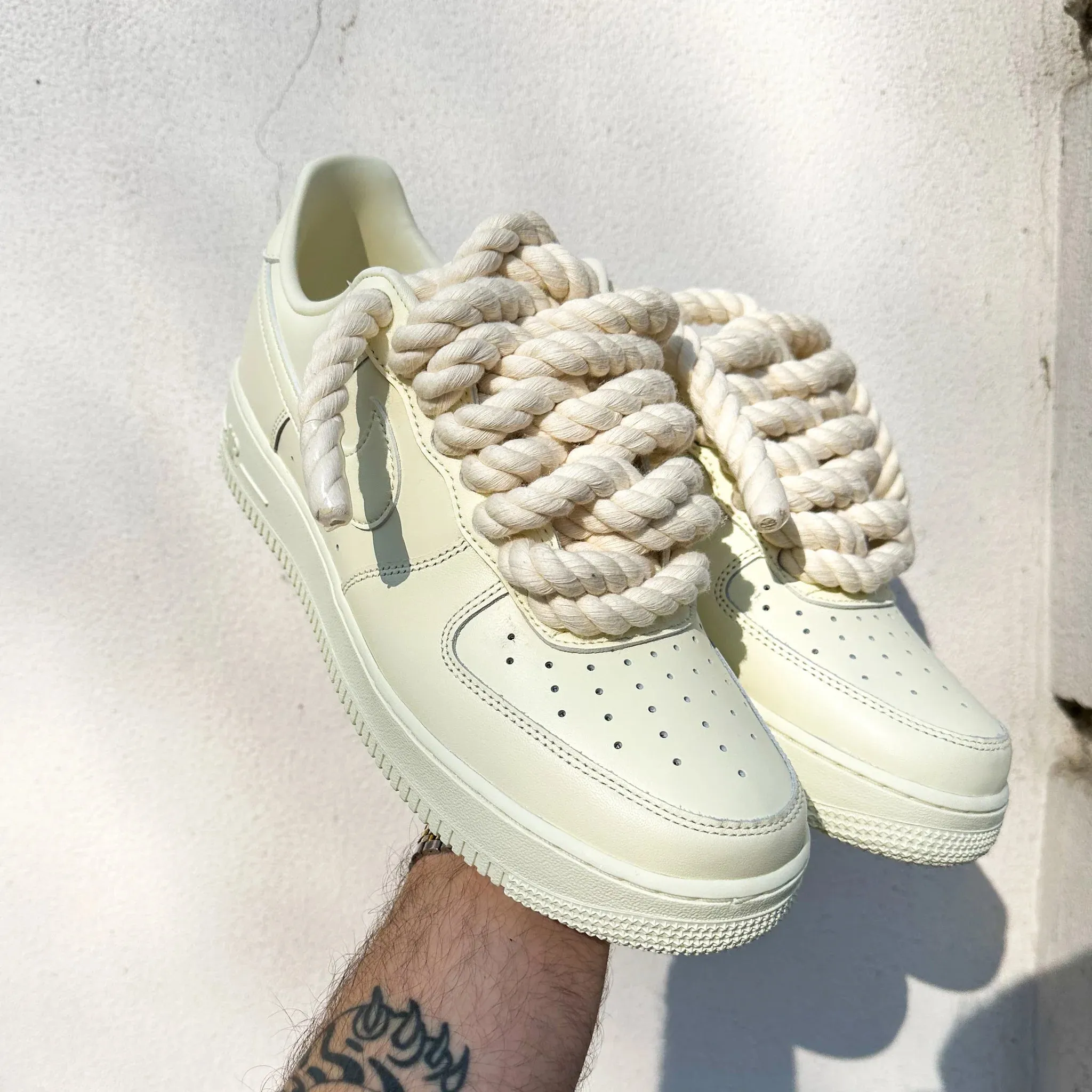 Nike Air Force 1 "Rope Laces" CREAM V1's material
