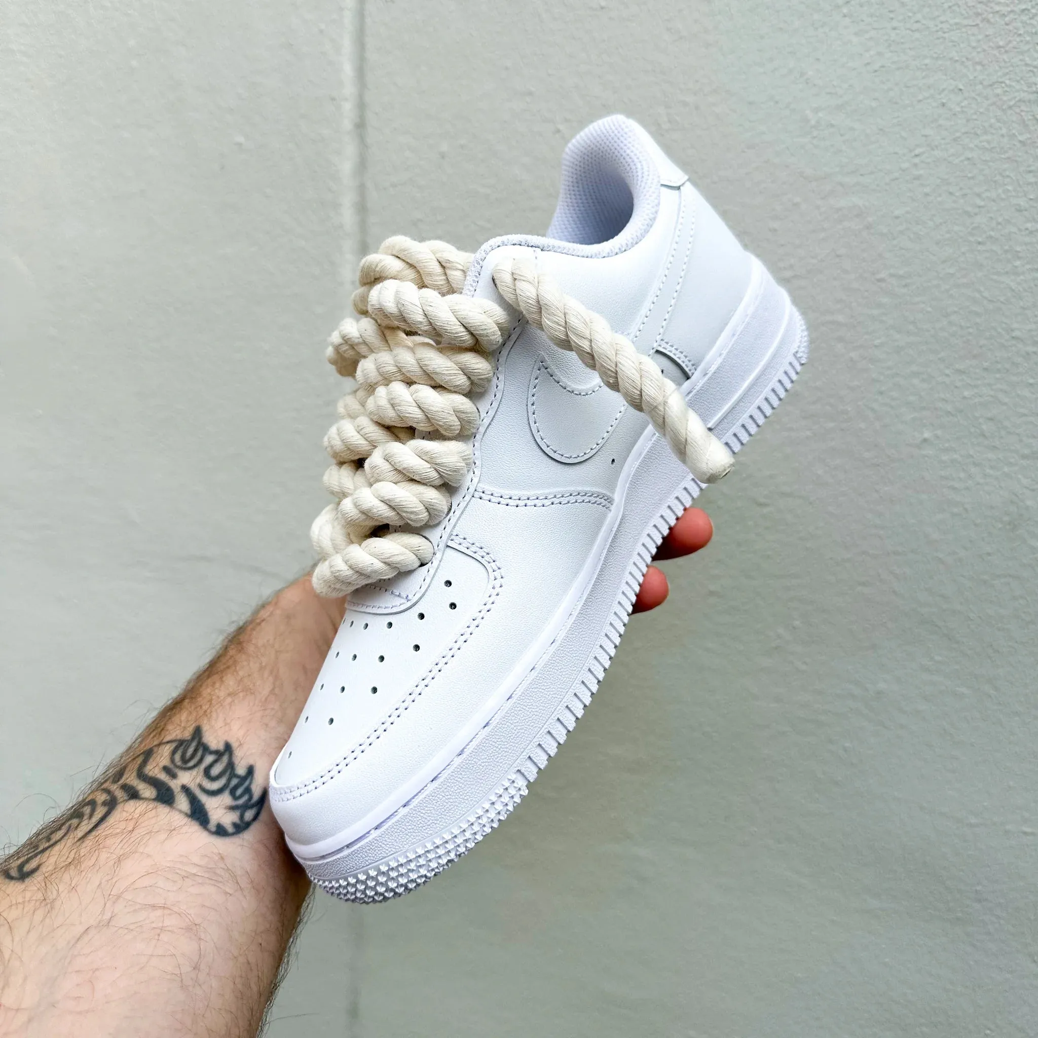 Nike Air Force 1 ??Rope Laces Cream?? Match Fit