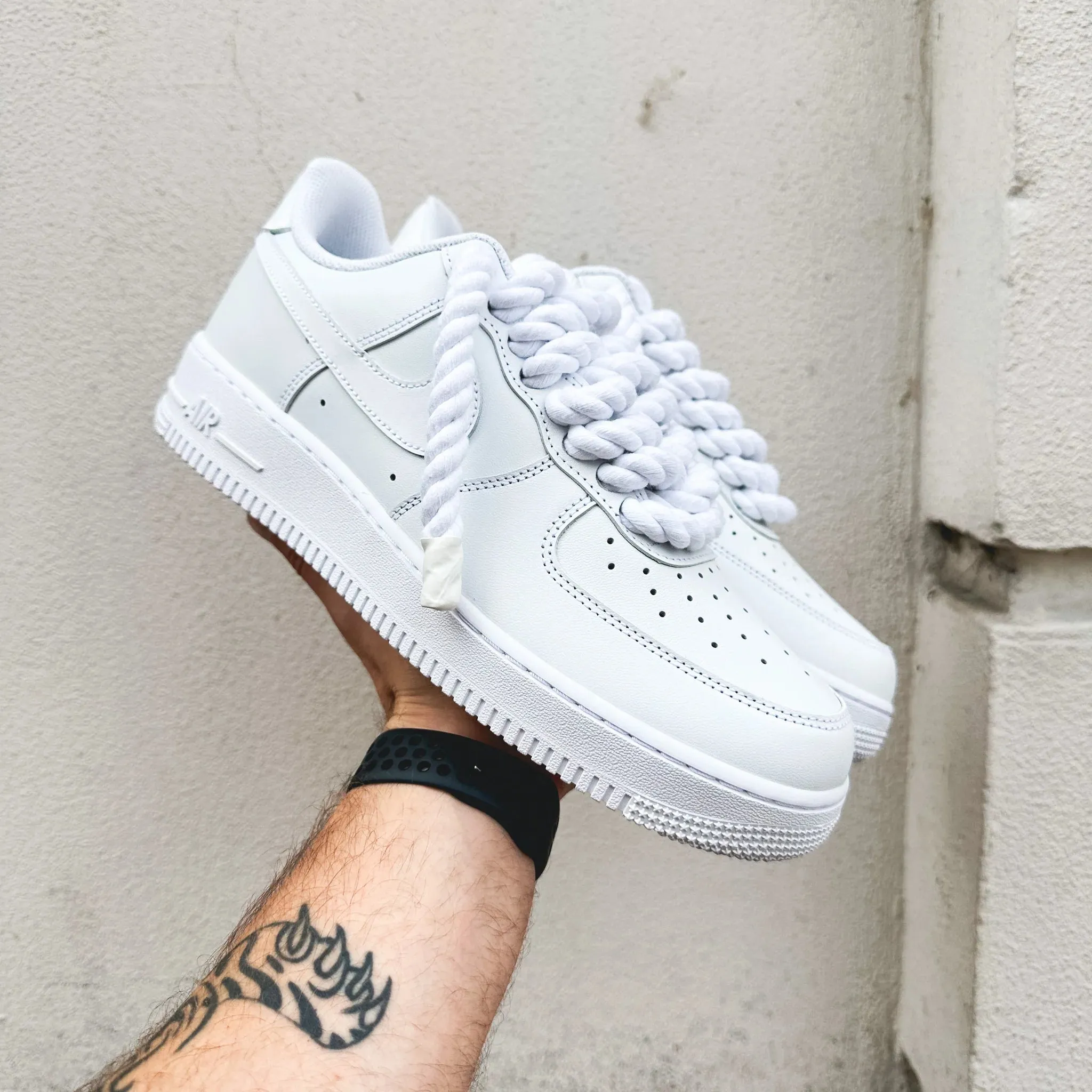 Nike Air Force 1 ??Rope Laces White?? Kind Glow