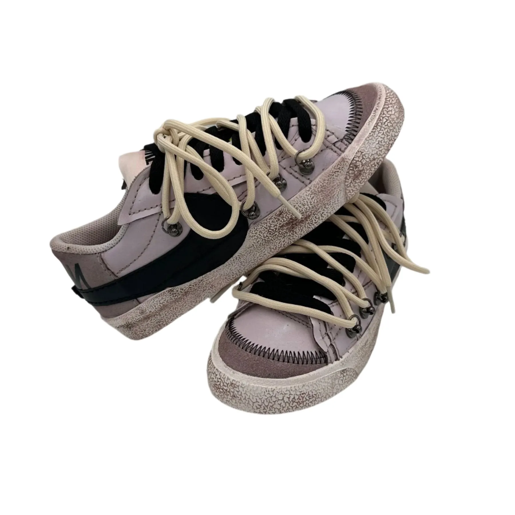 Nike Blazer Low '77 Jumbo Tortora ??Over Laces Beige?? Mono Style Pack Safe