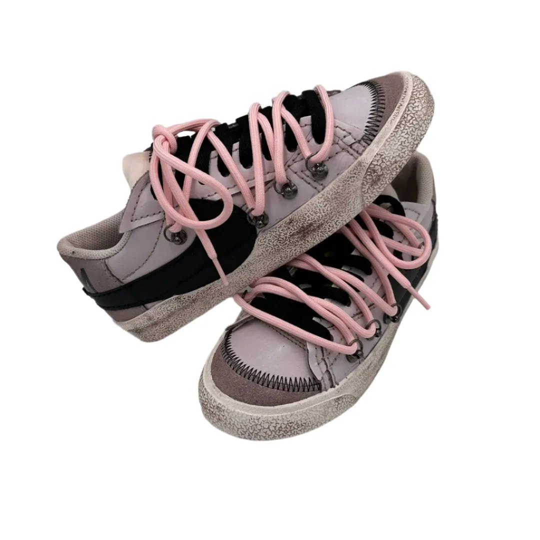 Nike Blazer Low '77 Jumbo Tortora ??Over Laces Pink?? Soul Step