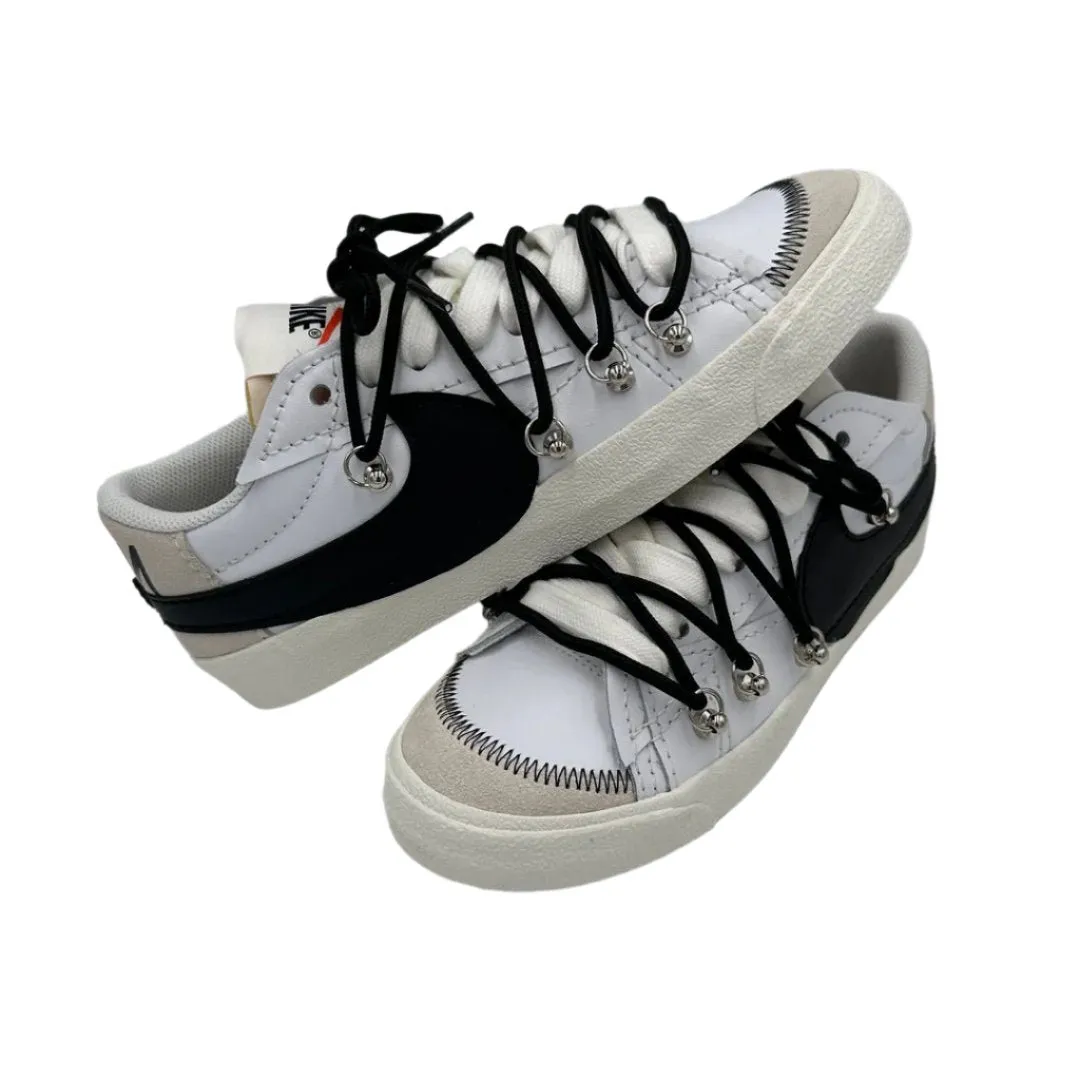Nike Blazer Low '77 Jumbo White ??Over Laces Black?? Breathable mesh