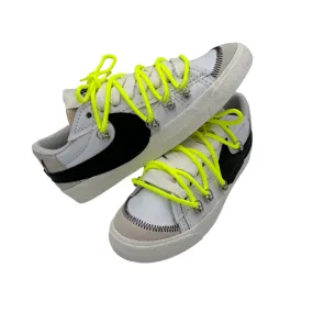 Balance Fit Nike Blazer Low '77 Jumbo White Over Laces Fluo"