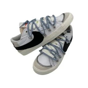 Anytime Go Anti Odor Nike Blazer Low '77 Jumbo White ??Over Laces Light Grey??