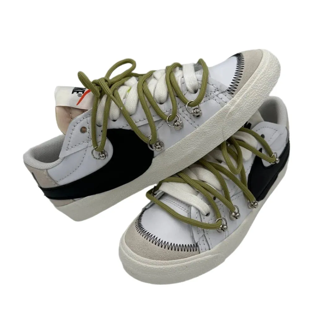 Nike Blazer Low '77 Jumbo White ??Over Laces Olive?? Vital Step Field Power
