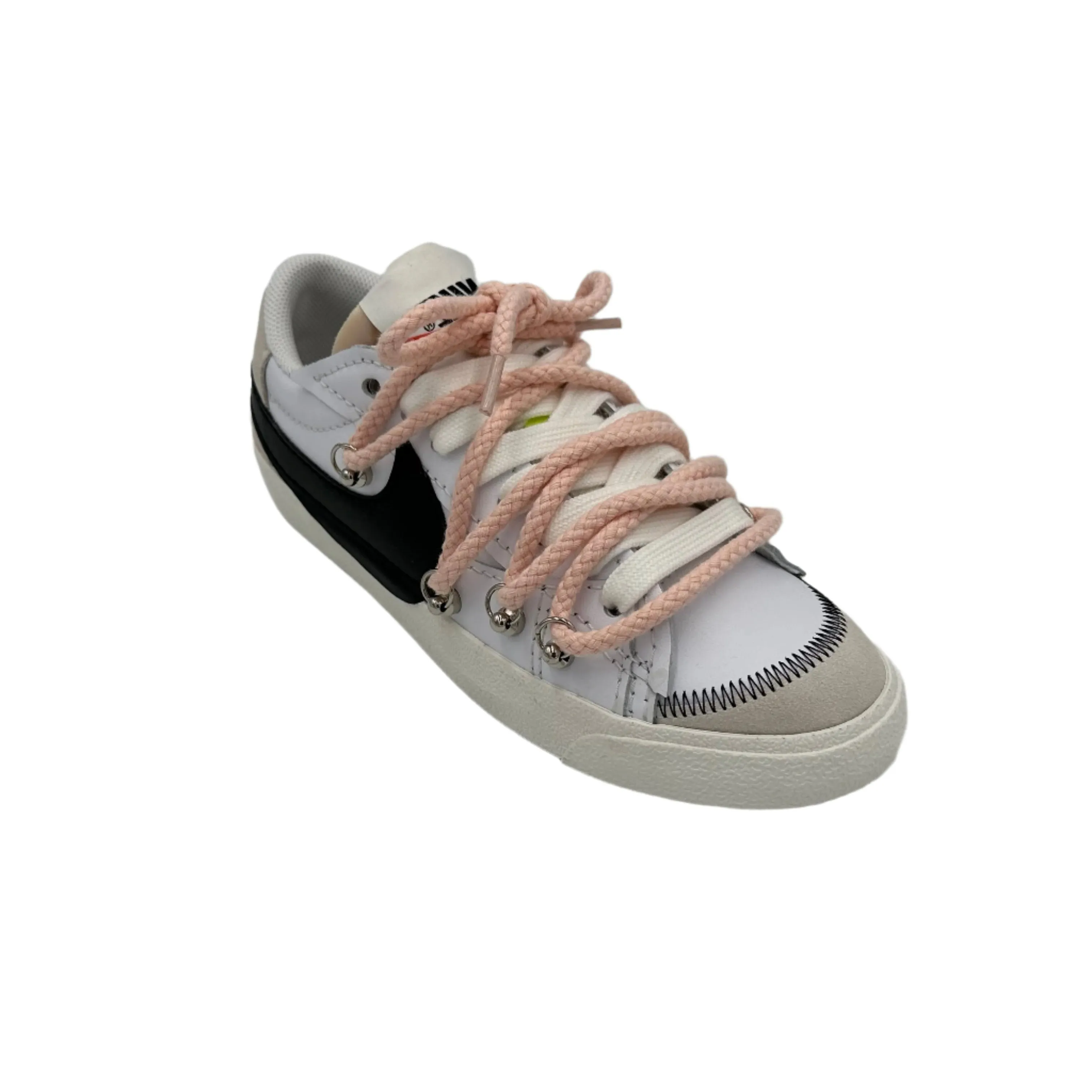 Supportive structure Nike Blazer Low '77 Jumbo White ??Over Laces Rope Pink"