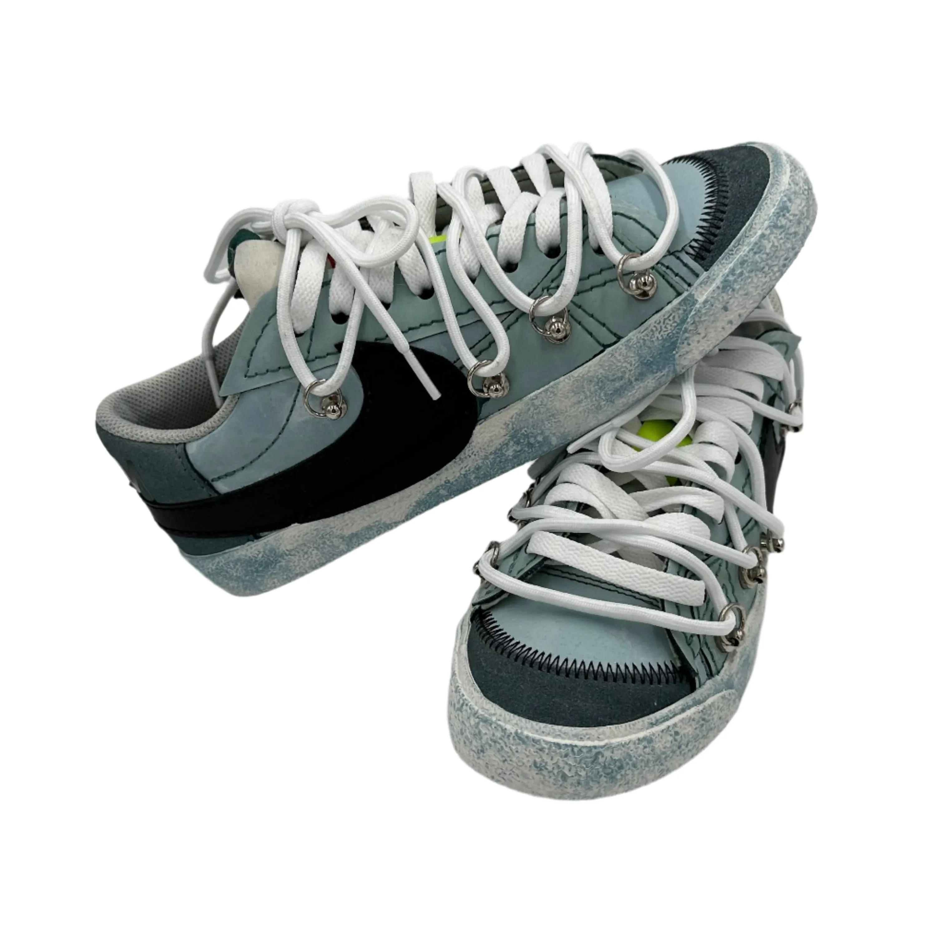 Nike Blazer Low '77 Jumbo White ??Over Laces White" Fiber Mix