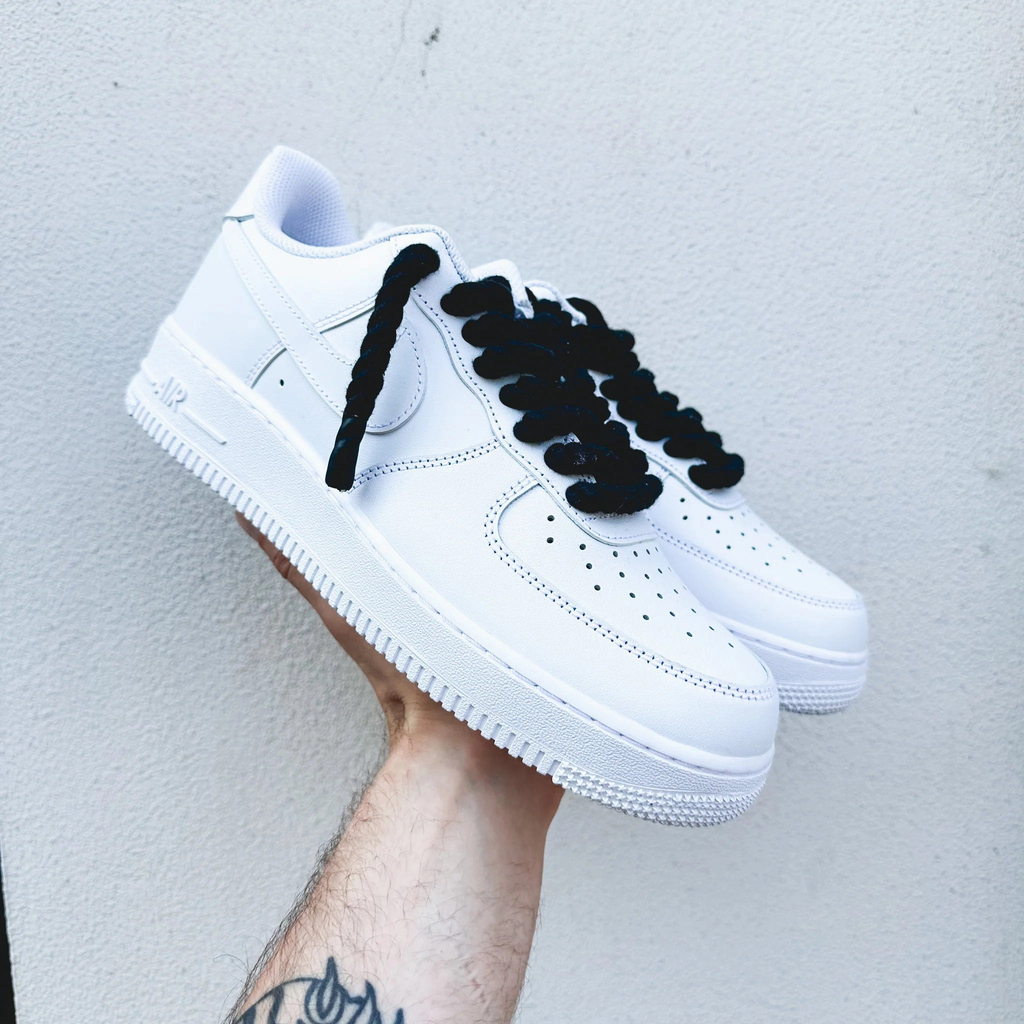 Dinner Look Nike Air Force 1 ??Rope Laces Black??