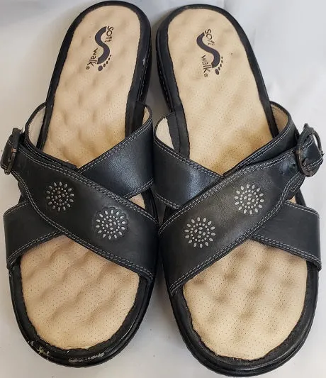 3" Medina -- Women's Wedge Mule -- Black Arch Ease