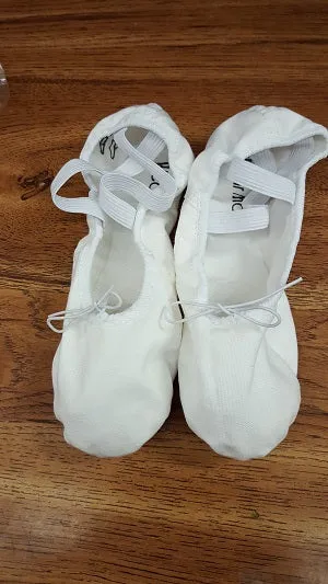 shape fit Show Stage Nutcracker -- Canvas Split Sole Ballet -- White