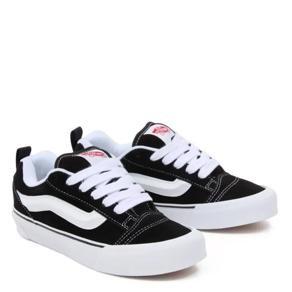 Zip Fast Vans Knu Skool in Black/True White