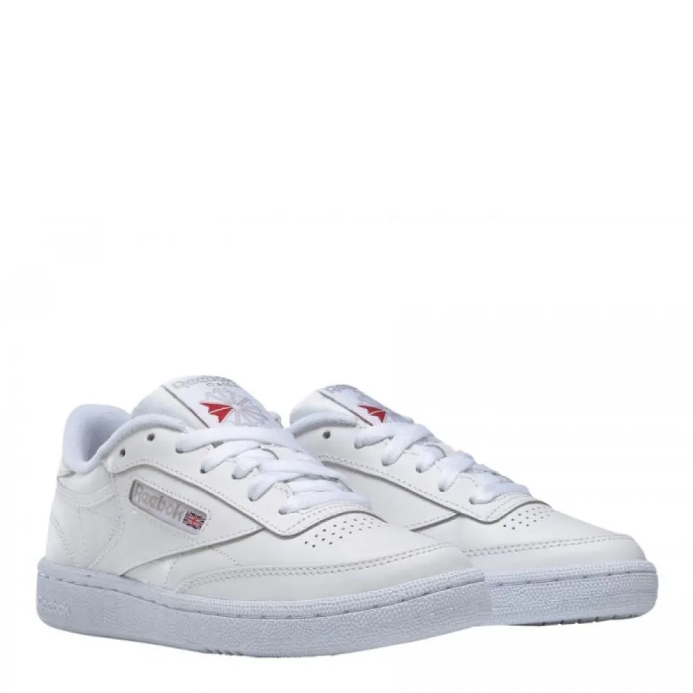forest walk Reebok Women's Club C 85 in White/Sheer Grey
