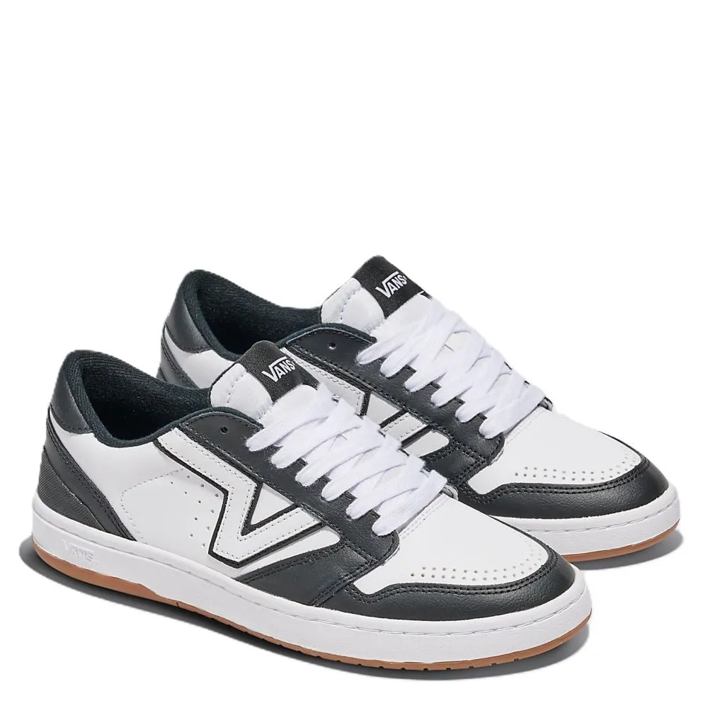 Retro Core Light Run Vans Women's Lowland 2.0 in White/Black