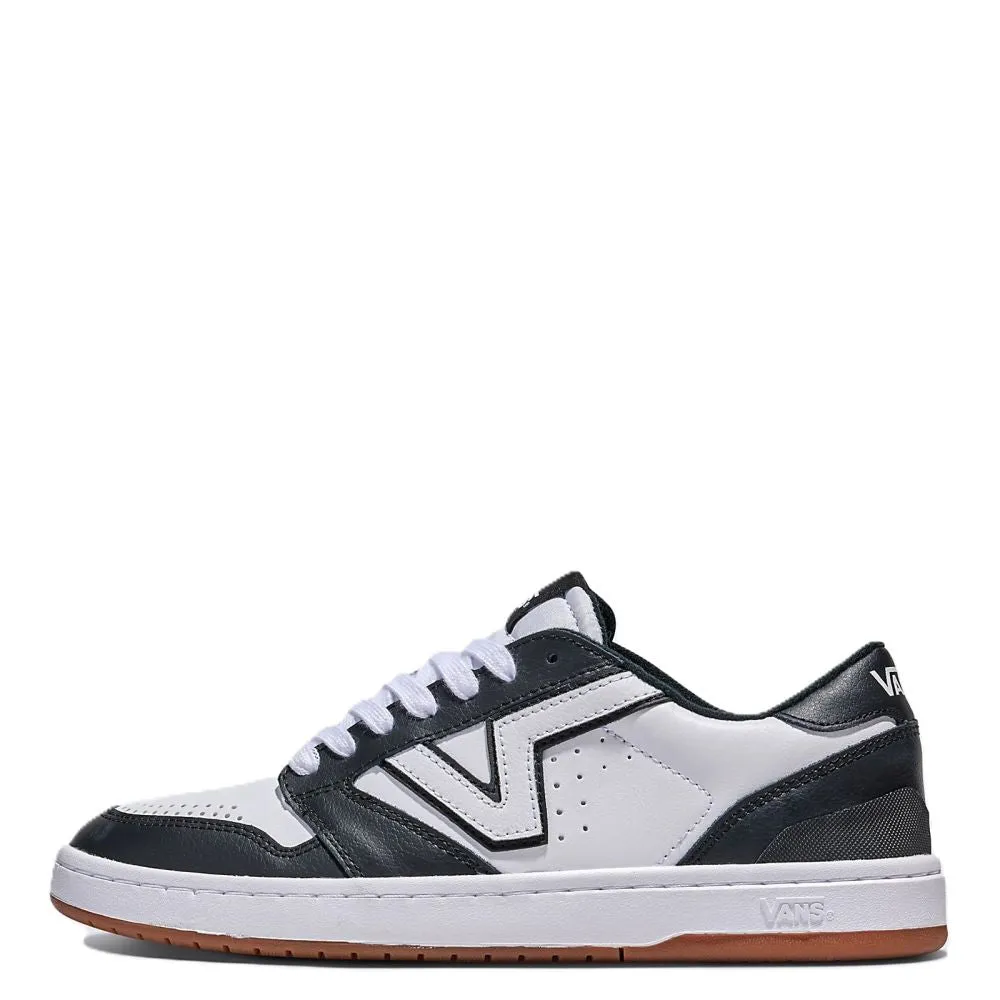 Vans Women's Lowland 2.0 in White/Black Rapid Motion Coastal vibe