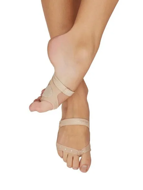 Buckle Fit heel cup Patrice III -- Rhinestone Thong Foot Undeez -- Nude